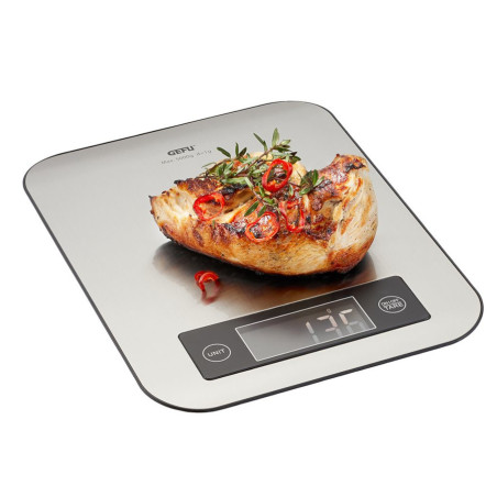 Bilancia digitale Gefu Score con valori nutrizionali