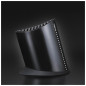 Ceppo per 9 coltelli e acciaino Global metallo nero Ceppo per 9 coltelli e acciaino Global metallo nero