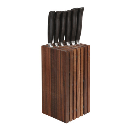 Ceppo coltelli universale quadrato Zassenhaus legno Noce