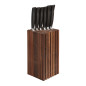 Ceppo per coltelli universale quadrato cm 13x13x26