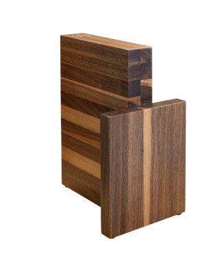 Ceppo portacoltelli magnetico Artelegno Milano noce