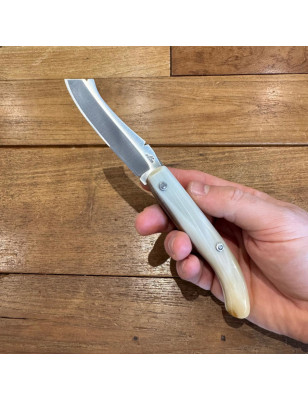 Coltello Mozzetta Guardiagrele Nino corno di bue 20 cm a specchio