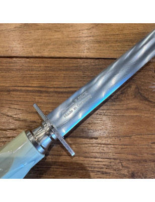 Acciaino professionale affilacoltelli ovale Dick Micro extra lucido