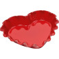 Stampo cuore corolla Emile Henry ceramica rossa Stampo cuore corolla Emile Henry ceramica rossa