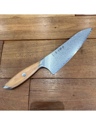 Coltello cucina trinciante Hezhen Flagship damasco 21 cm
