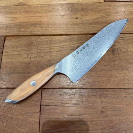 Coltello cucina trinciante Hezhen Flagship damasco 21 cm