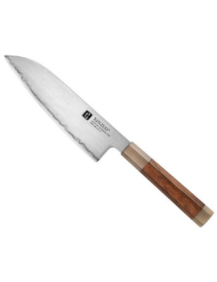 Coltello Santoku XinZuo X05Z acciaio in polvere 18 cm