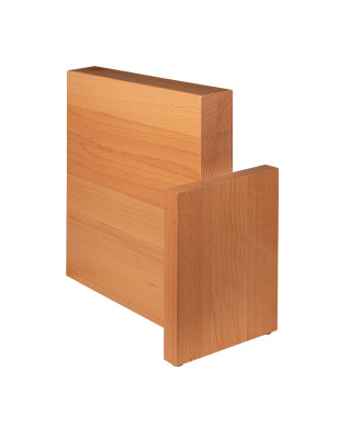 Ceppo magnetico porta 10 coltelli Artelegno Milano faggio
