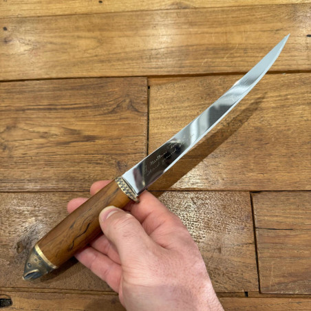 Coltello lama fissa Marttiini per sfilettare salmone