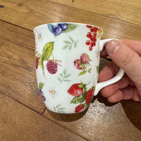 Mug tazza Ihr in bone china Country Summer Berries 375 ml
