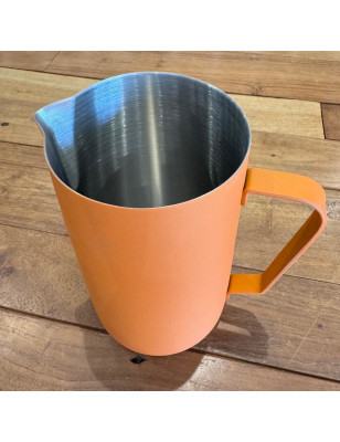 Brocca vaso KnIndustrie Diario acciaio arancione