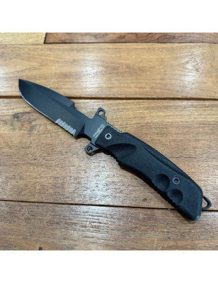 Coltello militare lama fissa Fox Predator FX-P3B Forprene nero