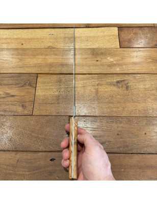 Coltello per affettare soppressata Maglio Nero Iside Olivo 30 cm