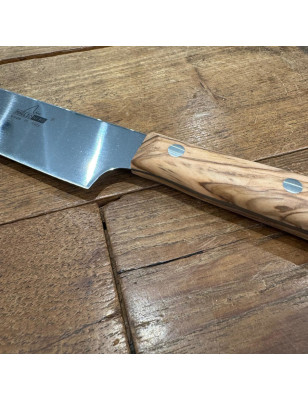 Coltello per affettare soppressata Maglio Nero Iside Olivo 30 cm
