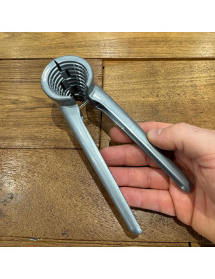 Schiaccianoci apribottiglie Cilio Knacki metallo argento