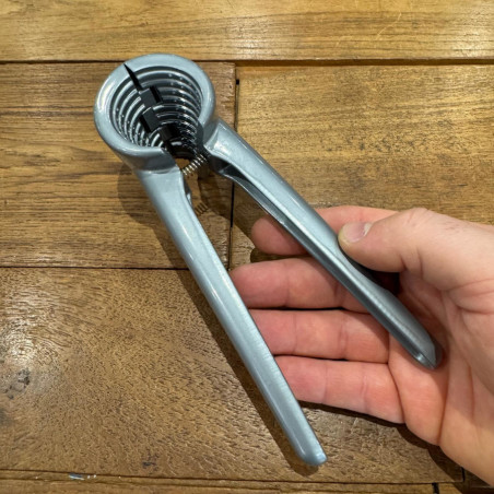 Schiaccianoci apribottiglie Cilio Knacki metallo argento