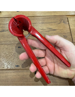 Schiaccianoci apribottiglie Cilio Knacki metallo rosso