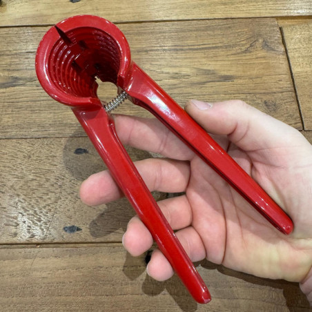 Schiaccianoci apribottiglie Cilio Knacki metallo rosso