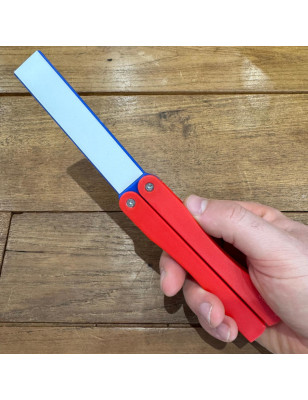 Acciaino tascabile Fallkniven diamantato e ceramica rosso