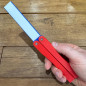 Acciaino tascabile Fallkniven diamantato e ceramica rosso Acciaino tascabile Fallkniven diamantato e ceramica rosso