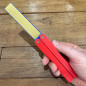 Acciaino tascabile Fallkniven diamantato e ceramica rosso Acciaino tascabile Fallkniven diamantato e ceramica rosso