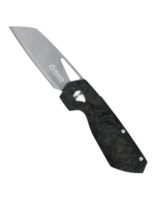 Coltello chiudibile Maserin 373 W1 Fatcarbon nero e argento