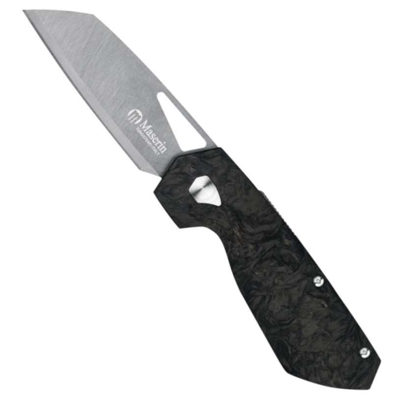 Coltello chiudibile Maserin W1silver fatcarbon