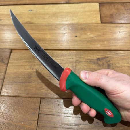 Coltello disosso curvo stretto Sanelli linea Premana 13 cm