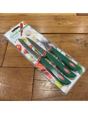 Set 3 coltelli pomodoro e verdura Sanelli linea Premana