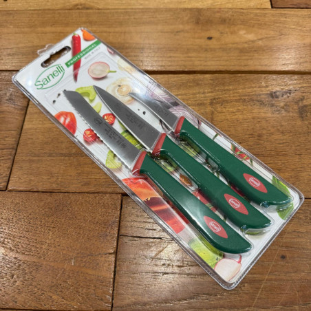 Set 3 coltelli pomodoro e verdura Sanelli linea Premana