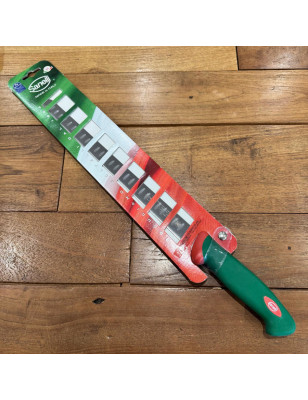 Coltello affettare Salmone Sanelli linea Premana lama alveolata 31 cm