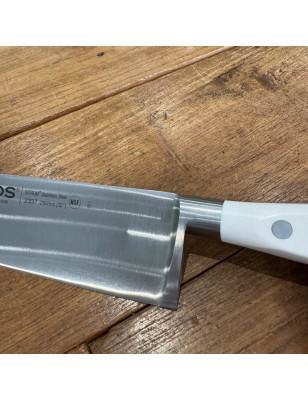 Coltello cucina cuoco chef con manico bianco