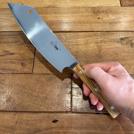 Coltello scimitarra Maglio Nero Iside Olivo 20 cm