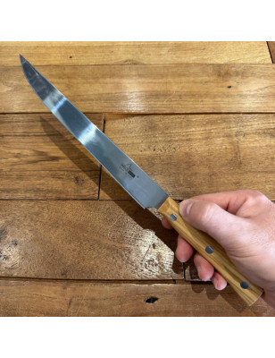 Coltello affettare arrosto Maglio Nero Iside Olivo 23 cm