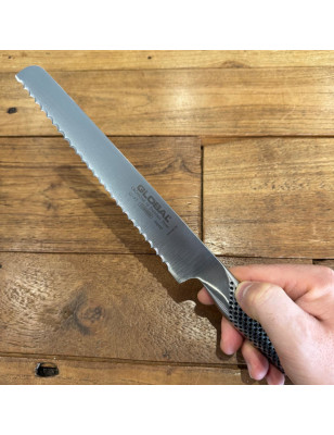 Coltello da pane seghettato per mancini Global G-97 cm 22