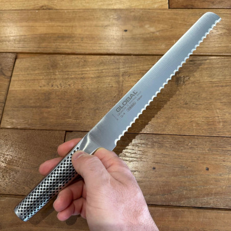 Coltello da pane seghettato Global G-9R cm 22