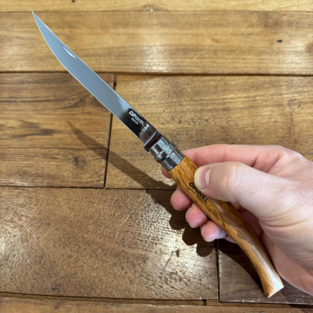 Coltello chiudibile Opinel Slim inox N°12 legno di Olivo