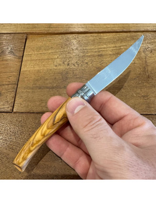 Coltello Opinel Slim N.8 inox manico Ulivo