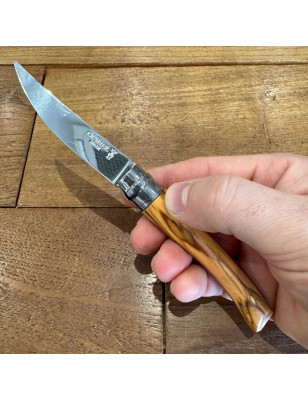 Coltello chiudibile Opinel Slim N.8 inox manico Ulivo