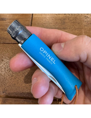 Coltello chiudibile Opinel inox N°7 azzurro