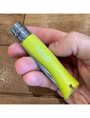 Coltello chiudibile Opinel inox N°7 verde mela