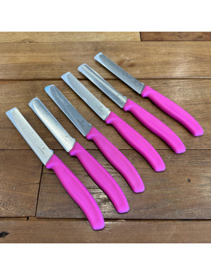 Set 6 coltelli da tavola Victorinox rosa