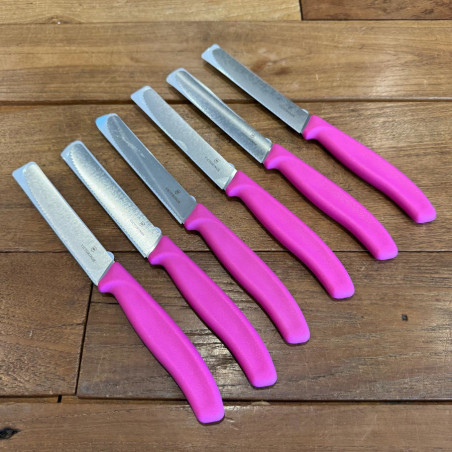 Set 6 coltelli da tavola Victorinox rosa