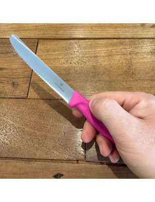 Coltello da tavola Victorinox con manico colore rosa