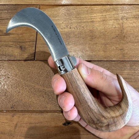 Roncola chiudibile Codega legno di Noce 18 cm