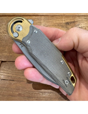 Coltello da tasca Fox Metamorphosis FX-556-B4 Micarta verde