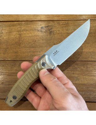 Coltello lama fissa Maserin L.E.O. 919 manico G10 marrone