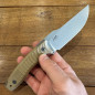 Coltello lama fissa Maserin L.E.O. 919 manico G10 marrone