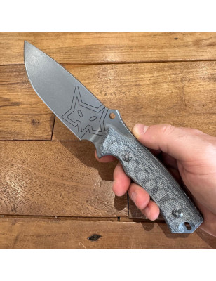 Coltello lama fissa Fox FX-616 MB Oxylos Micarta nera