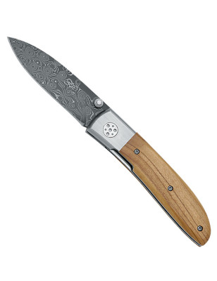Coltello chiudibile tascabile Fox 273DOL Elite Collection con lama in acciaio damasco